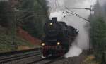 52 7596 mit dem DPE 79442 (Hausach-Stuttgart Hbf) bei Niederwasser 6.1.14