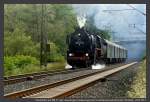 Sonderfahrt der Eisenbahnfreunde Betzdorf anlässlich des Bahnhofsfestes in Werdohl  am 15.06.2013, Aufnahmestandort: kurz hinter dem Werdohler Tunnel nähe B236