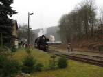 52 8079 mit Sonderzug - E 79801 - aus Berlin, zur Bergparade nach Annaberg in Wilischthal (23.12.2006)