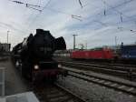 52 8168-8 BEM (Bayerisches Eisenbahnmuseum) mit Sonderzug  Rund un München  am Gleis 13, Munchen Ost 2014-12-13 **** Sehen Sie Bahnvideos an - www.youtube.com/user/cortiferroviariamato/videos