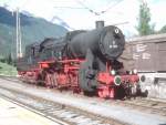 1994,Dampflok 52-7596 beim rangieren in Landeck/ (Archiv P.Walter)