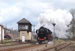 03.04.2015, 52 8131-6, Osterfahrten auf der Zellwaldbahn zwischen Nossen und Freiberg (Sachs.) - hier Bw Nossen