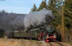 52 7596 mit dem DPE 24245 (Titisee - Seebrugg) bei Titisee 29.12.15