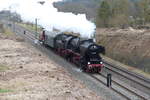 Überführung der 52 6106 am 15.3.18 von Heilbronn nach Gerolstein bei Kirkel.