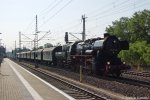 52 8177-5 mit einem Sonderzug nach Blankenburg in Wusterwitz. 11.06.2011