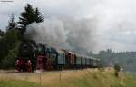 52 7596 mit dem DPE 91643 (Rottweil-Seebrugg) bei Zollhaus 24.7.11