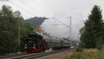 52 7596 und 50 2988 mit dem DLr 84254 (Rottweil-Triberg) am Schluss hängen 796 625-2 und 110 468-6 bei St.Georgen 13.9.14