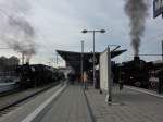 BR 41 018 der UEF (Ulmer Eisenbahnfreunde) und BR 52 8168-8 der BEM (Bayerisches Eisenbahnmuseum),Munchen Ost 2014-12-13 **** Sehen Sie unsere Bahnvideos an -