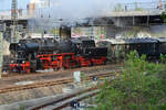 52 8177-9 mit einem Sonderzug im April 2014 in Dresden.