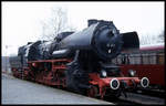 Dampflok 52360 am 27.3.1999 im Eisenbahnmuseum Vienenburg.