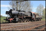 528068-0 stand am 25.04.2019 sehr fotogen im Licht nahe des Stellwerk Stw A im Museums BW Chemnitz Hilbersdorf.