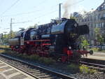 Die Baureihe 52 der Fränkischen Museumseisenbahn Nürnberg, abgelichtet am 25.09.2021 in Fürth.