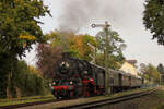 Im Rahmen des Tags der Schiene führte die Dampfnostalgie Karlsruhe mit 58 311 einige Rundfahrten rund um Karlsruhe durch. Die letzte ging nach Winden. Hier konnte ich den DZ 90118 bei der Ausfahrt aus Kandel aufnehmen. (22.09.2024)