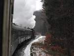 DAMPFLOK BR-58311 DER EF-TREYSA-MIT VOLLDAMPF AUF DEN WESTERWALD  Beim zweiten Versuch klappte am 26.1.2019 im Bahnhof SCHEUERFELD/SIEG die  Anfahrt von 58311 mit Sonderzug auf nassen und rutschigen