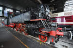 Die Dampflokomotive 64 007 wurde 1928 bei Borsig gebaut und ist Teil der Ausstellung im Mecklenburgischen Eisenbahn- und Technikmuseum Schwerin.