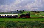 Plandampffahrt auf der Hohenzollerischen Landesbahn mit EFZ-Dampflok 64 289 (22.07.1987)