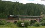 64 419 mit ihrem Sonderzug nach Neustadt(Schwarzw) auf der Gutachbrcke in Kappel 9.8.08