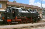 64 419 setzt sich gerade ans Zugende in Neustadt(Schwarzw) am 9.8.08