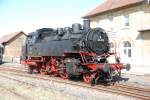 BR 64 419 beim rangieren in Satteldorf am 11.04.2009