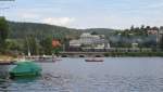 64 419 mit dem DPE 20387 (Seebrugg-Titisee) bei Schluchsee 12.8.12