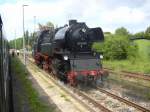 BR 65 1049 mit Sonderzug in Buttstdt anlsslich des jhrlichen Pferdemarktes; Sommer 2005