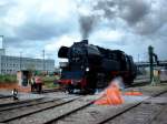 65 1049 im Bw Dresden Altstadt zur Lokparade whrend des Dampflokfestes