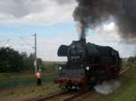 65 1049-9 bei der Lokparade zum 18.Heizhausfest in Chemnitz-Hilbersdorf am 24.08.08.Als die Dampfloks fuhren war leider die Sonne weg!