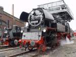 65 1049-9 und 89 6009 untern Kohlehochbunker in Chemnitz Hilbersdorf beim Heizhausfest 2004