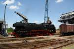 65 1049-9 am 24.05.09 an der Kohle im Eisenbahnmuseum Chemnitz-Hilbersdorf.