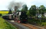 Bei der Rckleistung nach Schlettau konnte 65 1049 mit DPE 31995 am 21.05.2009 in der Ortslage von Sehma aufgenommen werden.