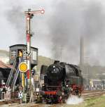 Die 65 018 bei Fhrerstandsmitfahrten am 16.04.2011 in Bochum Dahlhausen.