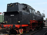 Die Dampflokomotive 66 002 im Eisenbahnmuseum Bochum-Dahlhausen.