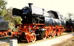66 002 auf der Fahrzeugschau  150 Jahre deutsche Eisenbahn  vom 3.