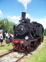 70 083 mit Sonderzug zur Rail & Road Classics am 25.07.2009 im Bahnpark Augsburg