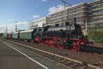 Am 14 September 2019 steht UEF 75 1118 mit ein Sonderzug in Göppingen während die Märklintage.