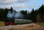 75 1118 der UEF mit dem DPE 33951 (Rottweil-Schwenningen(Neckar)  Bei Lauffen 28.11.09