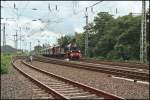 78 468 fhrt mit einem Dampfzug am 27.05.07 bei KKW Richtung Sdbrcke. 