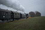 78 468 verlässt mit dem Nikolaus-Express Wadersloh in Richtung Neubeckum (18.11.2021)