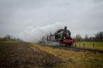 78 468 mit dem Glühwein-Express von Ennigerloh nach Münster kurz vor Sendenhorst (19.12.2021)