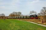 78 468 mit Sonderzug nach Willingen bei Fröndenberg Altendorf, am 12.02.2022.