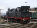 Die BR 78 468 im Eisenbahn Technik Park Krefeld ,wartet auf   Interessenten zur Fhrerstands-Mitfahrt.(13.09.2008)