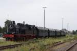 78 468 beim Wasserfassen in Remscheid Hbf am 21.09.2008