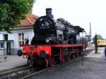 Eine Dampflok der DR-Baureihe 78 im Eisenbahnmuseum in Bochum-Dalhausen am 25.