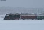 78 468 und V100 1041 (Zugschluss) mit dem DPE 91729 (Horb-Hinterzarten) bei Rtenbach 31.1.10