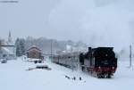 78 468 mit dem DPE 91735 (Titisee-Donaueschingen)  in Dggingen 31.1.10