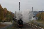 78 468 + V 100 2091 mit einem Sdz in Solinge Mitte am 24.10.2009