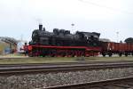 BR 78 468 macht mit dem   Zug der Erinnerung in Geilenkirchen am 25.3.11 Station ( in der Hoffnung das dieses Grauen niemehr eine Widerholung findet)