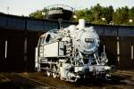 80 030 auf der Fahrzeugschau  150 Jahre deutsche Eisenbahn  vom 3. - 13. Oktober 1985 in Bochum-Dahlhausen.