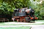 BR 80 013 auf dem Spielplatz in Kamen- Heeren, Mai 1981