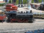 Swiss Vapeur Parc / Bouveret - Modell einer Dampflok der Deutschen Bundsebahn unterwegs auf dem Areal von Swiss Vapeur Parc am 23.06.2012